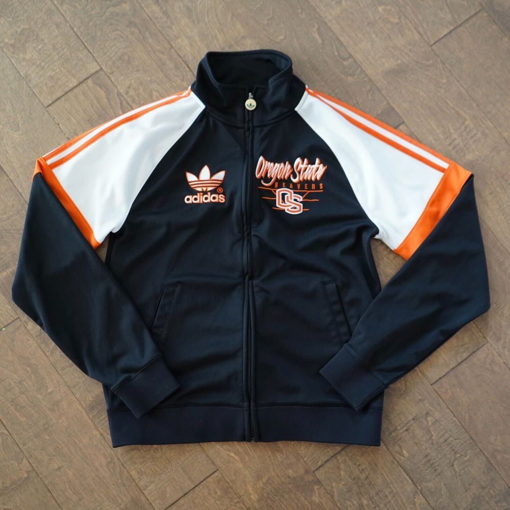 Oregon State Beavers Adidas Embrodiered Track‎ Jacket in Size Small